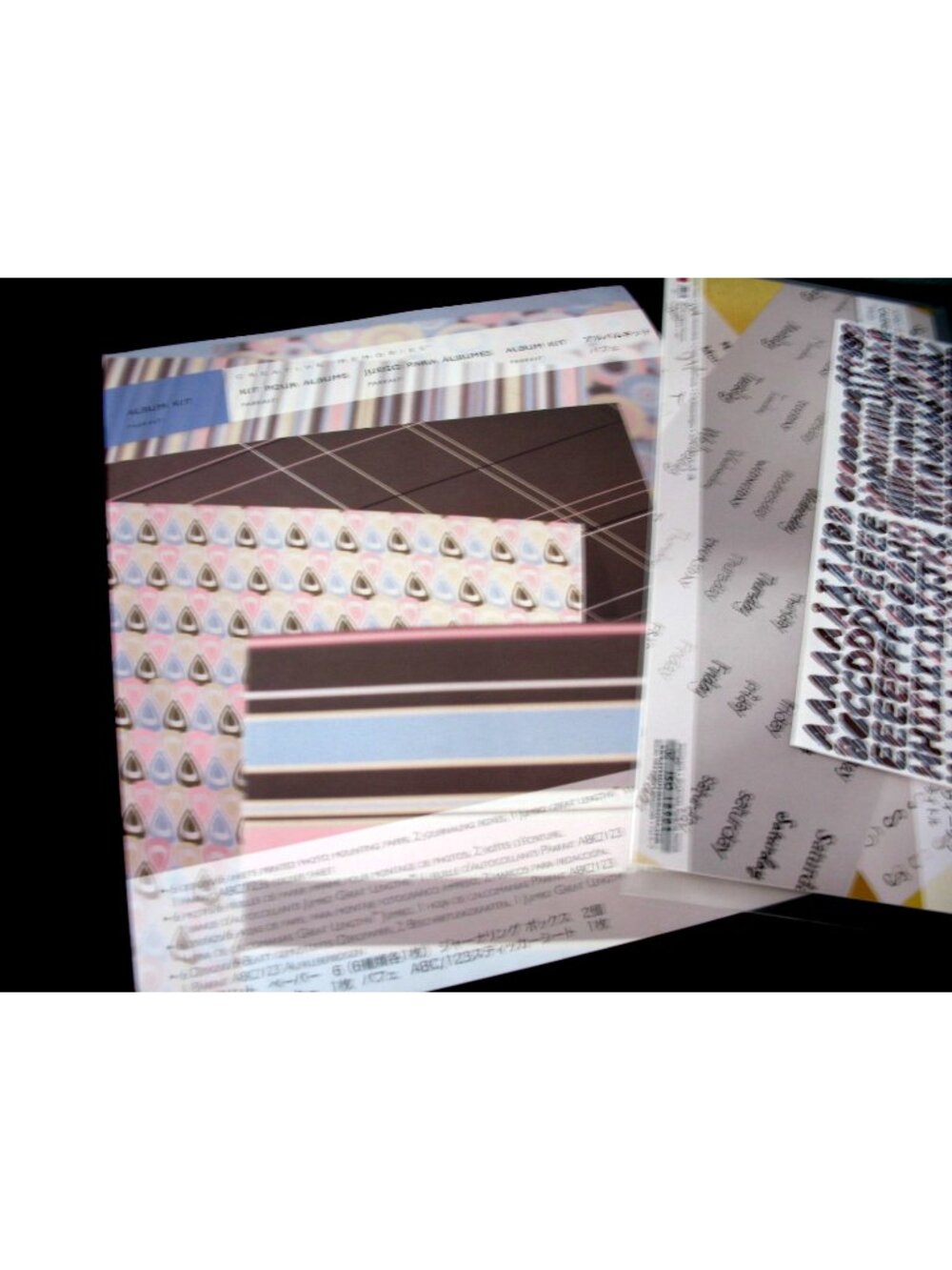 Lot Album kit Parfait, Mini Confections, Calendar Weeks, Page Completion Kits